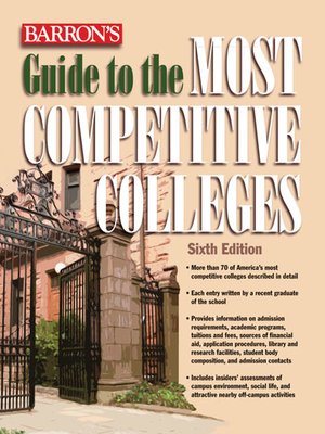 cover image of Guide To The Most Competitive Colleges
